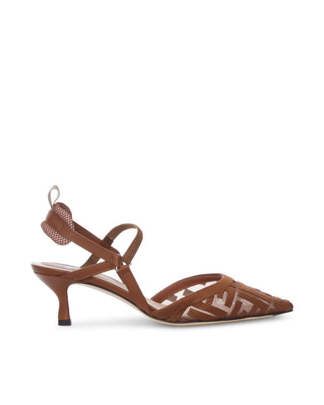 [Fendi] Pumps FW26 8J8558AY0MF1XHR ELBA BROWN SELLIER