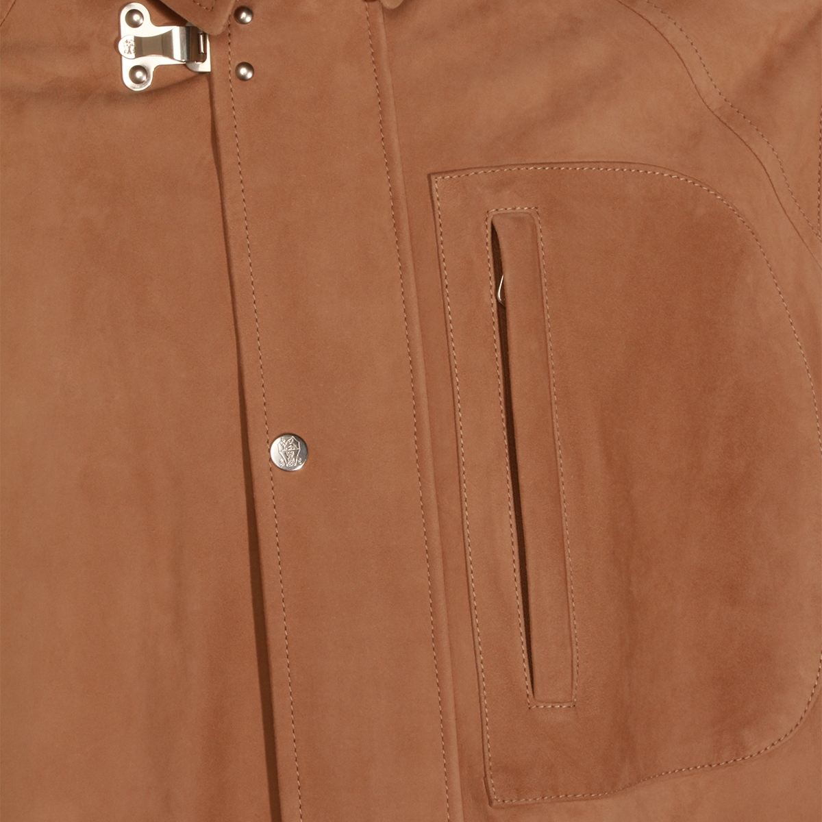 [Brunello Cucinelli] Leather Jacket SS26 MPCFN2066C8540