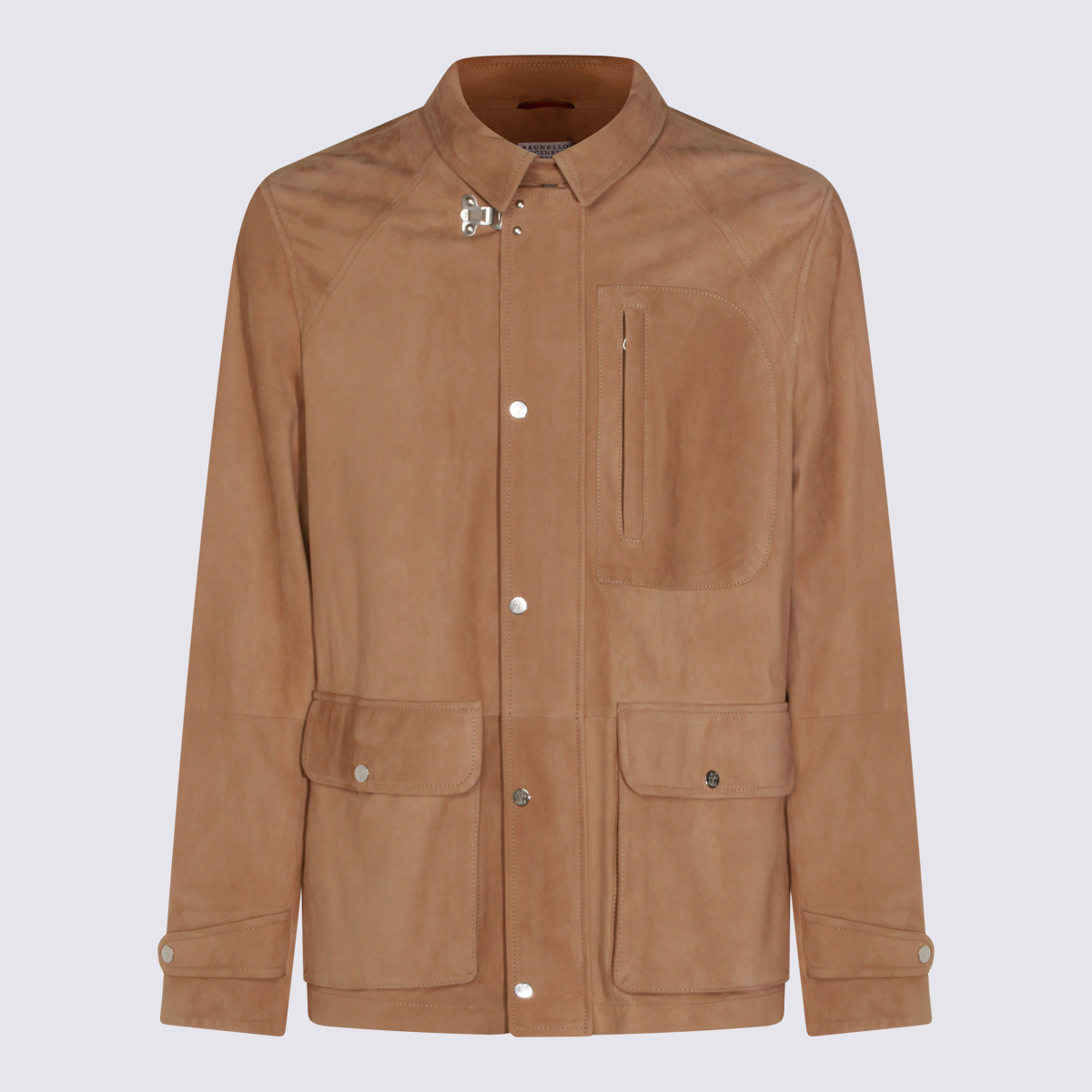 [Brunello Cucinelli] Leather Jacket SS26 MPCFN2066C8540