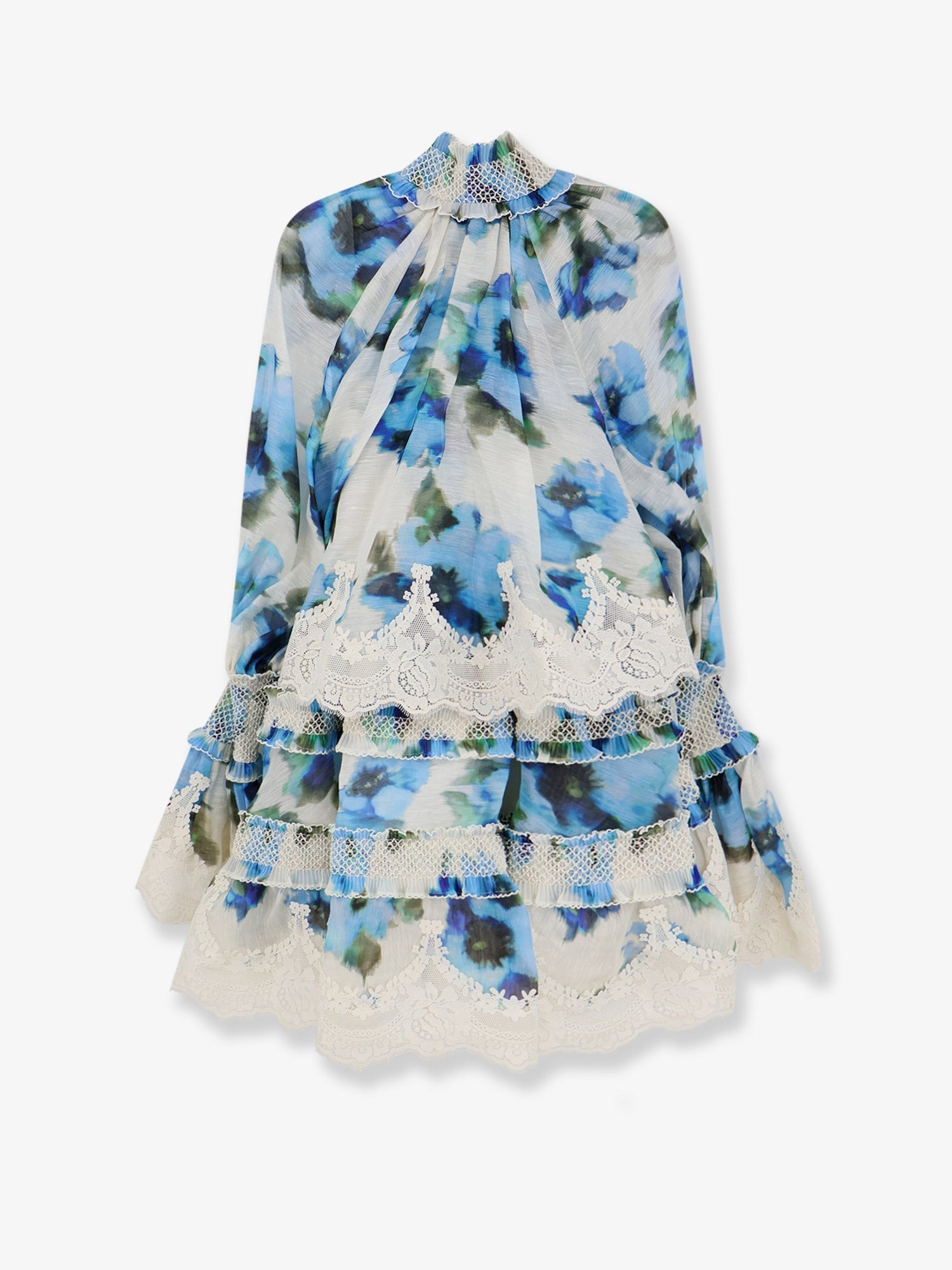 [Zimmermann] Long sleeve dress SS26 8704DS262BLPOP
