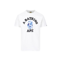 [BAPE] T-shirts Short Sleeve SS26 001TEM301004MWHITE X BLUE
