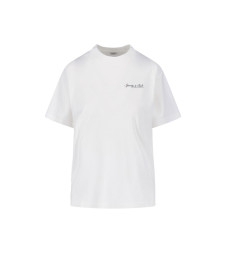 [SPORTY & RICH] T-shirts Short Sleeve SS26 TO11975325WH01WHITE NAVY