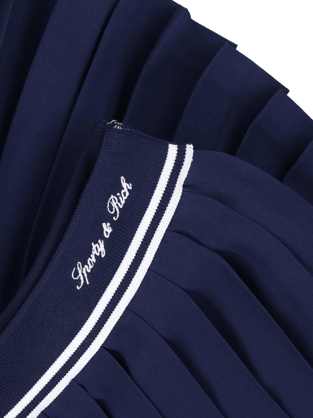 [SPORTY & RICH] Mini skirt SS26 SK01275326BL106DARK NAVY