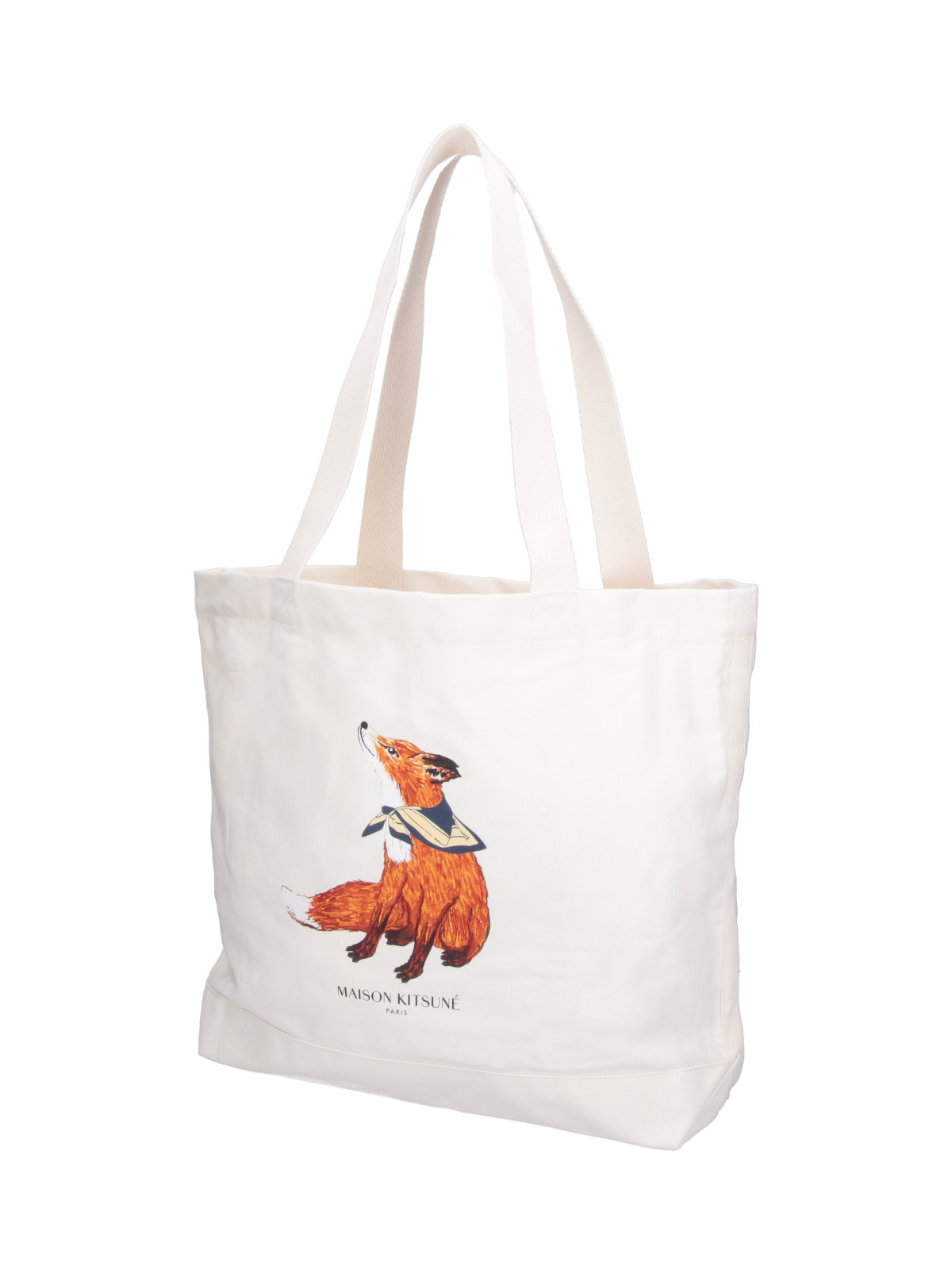 [MAISON KITSUNE] Tote bag SS26 QU05130WW9042P700