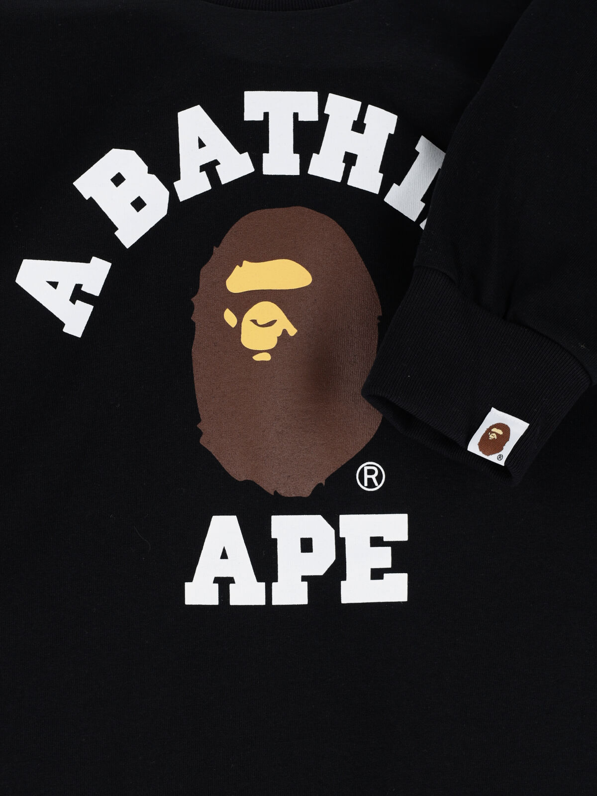 [BAPE] T-shirts Long Sleeve SS26 001LTM301011MBLACK