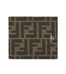 [Fendi] Wallet FW26 7M0169ALWKF0L3T TOBACCO MORO BLACK PALL