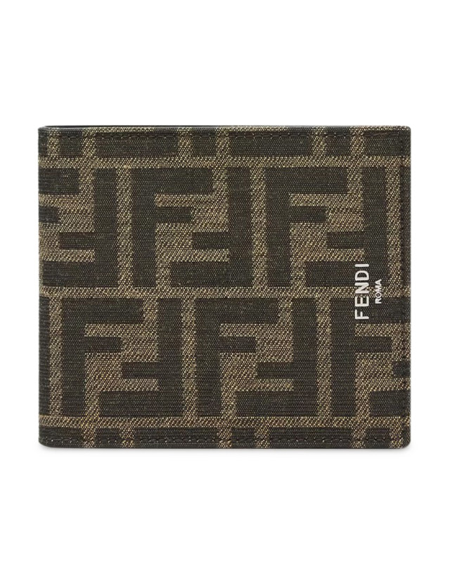 [Fendi] Wallet FW26 7M0169ALWKF0L3T TOBACCO MORO BLACK PALL