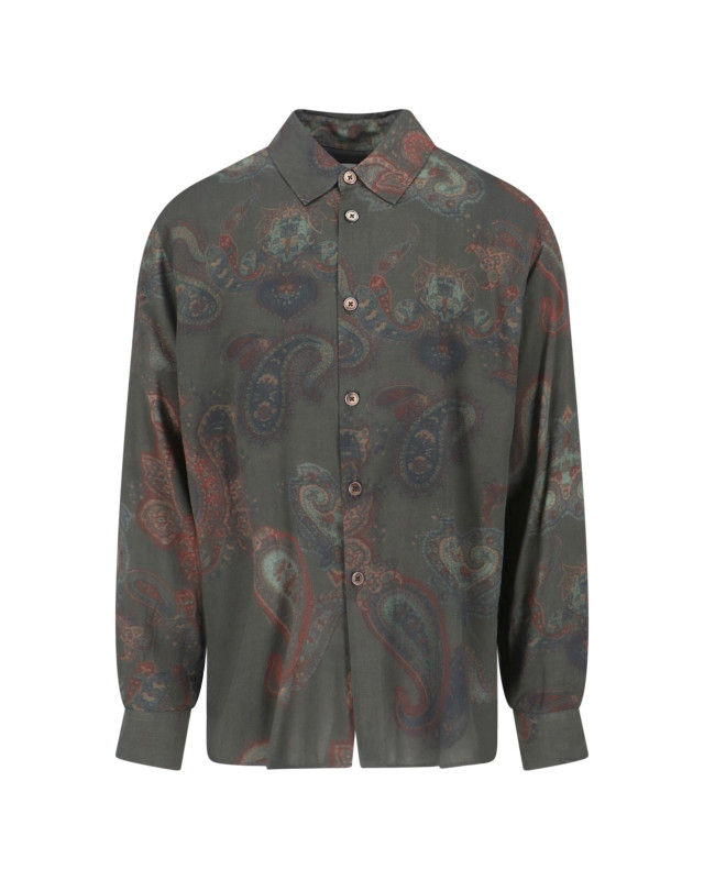 [Our Legacy] Shirts Long Sleeve SS26 M2262BFPFORGOTTEN PAISLEY PRINT