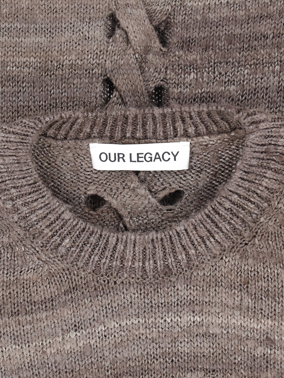 [Our Legacy] Knitwear SS26 M2263PWWATHERED EARTH HANDSPUN SILK