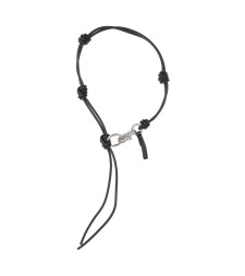 [Our Legacy] Keyring SS26 A4258UBBLACK LEATHER
