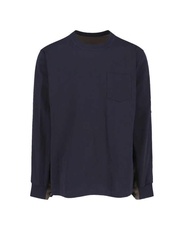 [Sacai] T-shirts Long Sleeve SS26 26 03954M234