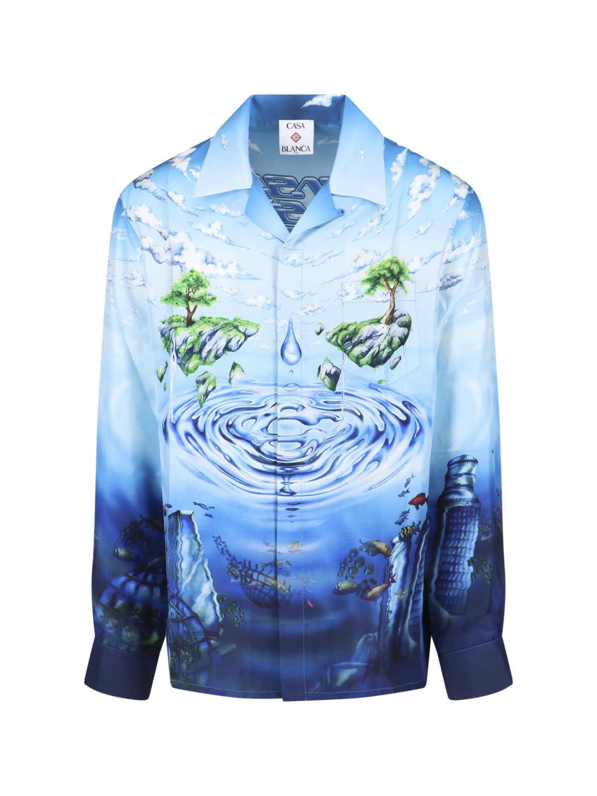 [Casablanca] Shirts Long Sleeve SS26 M SP26 SH 006 01LOST ATLANTIS