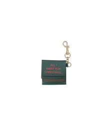 [Anya Hindmarch] Keyring SS26 205511MIDNIGHT GREEN