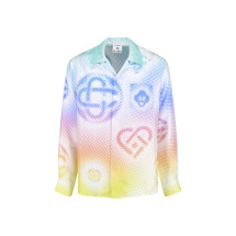 [Casablanca] Shirts Long Sleeve SS26 M SP26 SH 006 03HALFTONE REPEATS LOGO