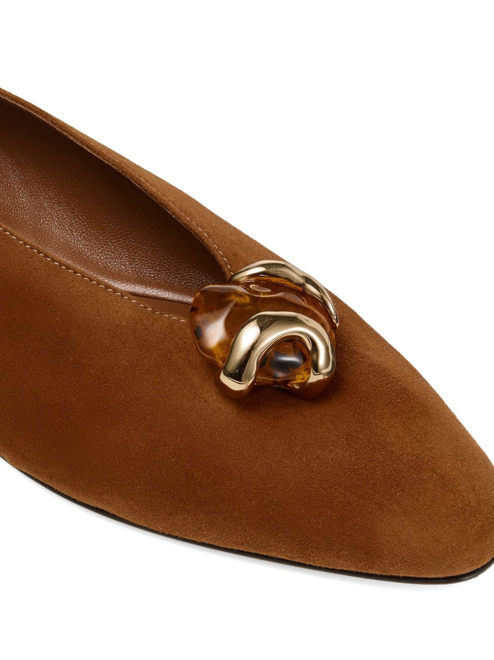 [Jimmy Choo] Flat shoes FW26 MARGOTFLATBSBTAN/AMBER