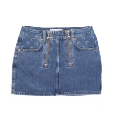 [MARINE SERRE] Midi skirt SS26 WSK135ACDEN0002BL05