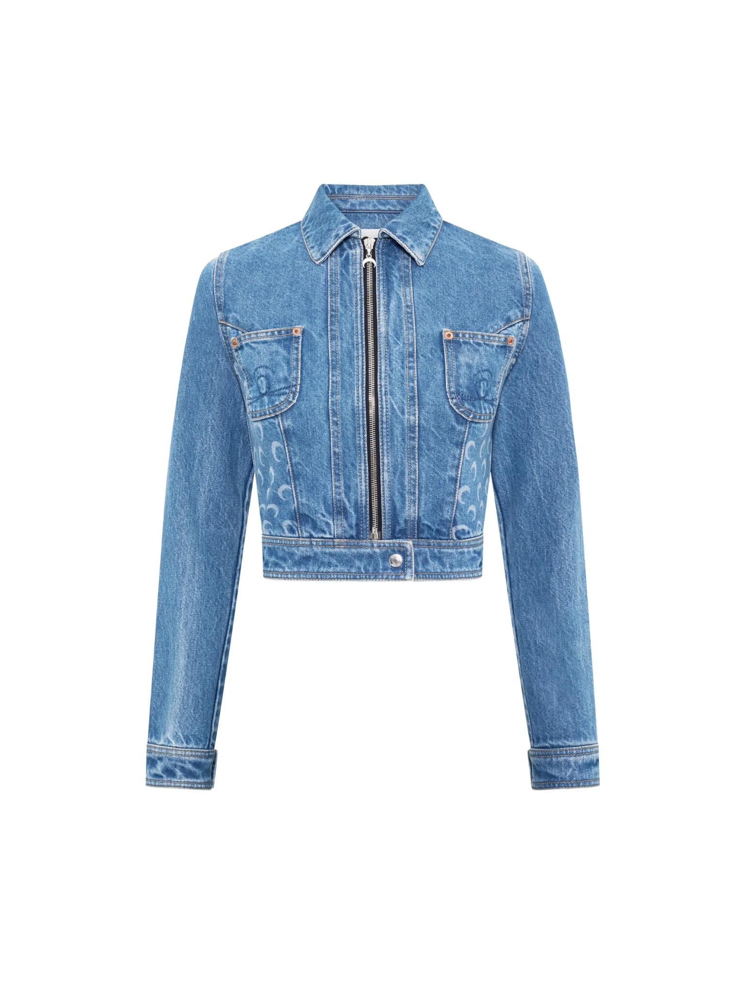 [MARINE SERRE] Jacket SS26 WJA076ACDEN0002BL05