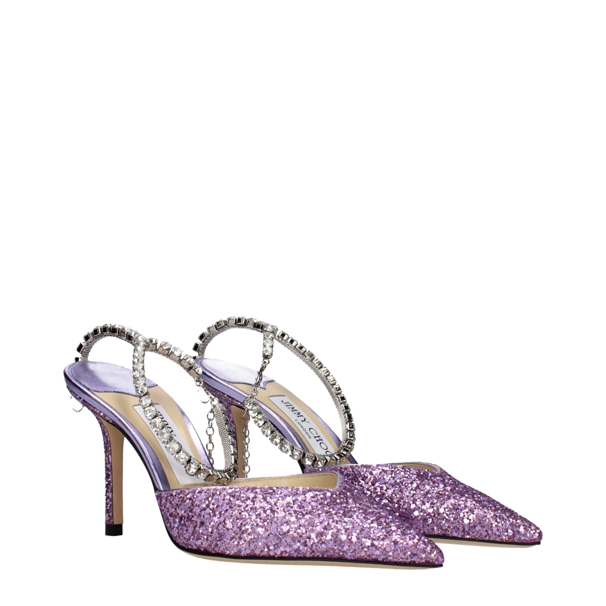[Jimmy Choo] Slingback SS25 SAEDA85OBAOPINKVIOLET