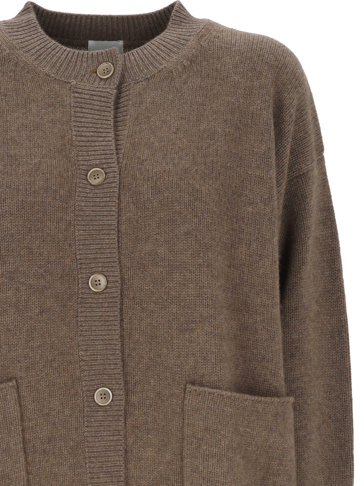 [MADELEINE THOMPSON] Cardigan FW25 AW25C04BISCUIT