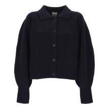 [MADELEINE THOMPSON] Cardigan FW25 AW25C02NAVY