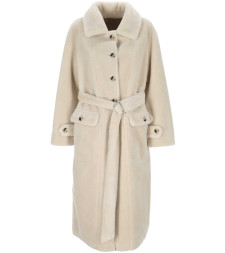 [Urbancode] Fur Jacket FW25 BJ20014RICE