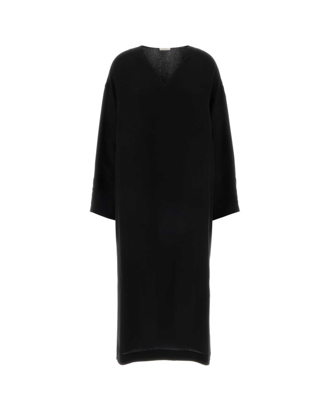 [THE ROW] Long sleeve dress SS26 10822W4201 BLK