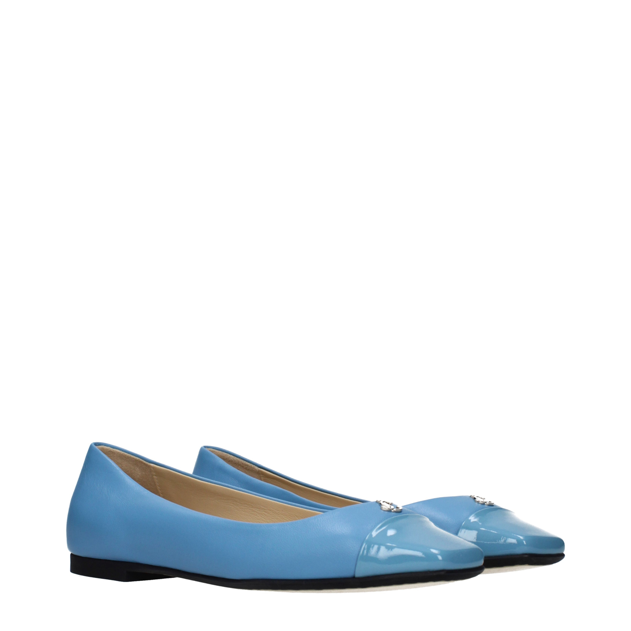 [Jimmy Choo] Flat shoes SS25 LENIFLATONPTLONDONBLUE
