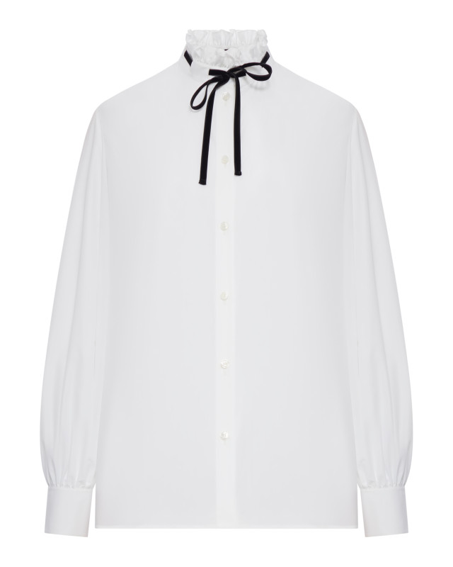 [Valentino Garavani] Shirts Long Sleeve SS26 8B3AB8454HP001 OPTIC WHITE