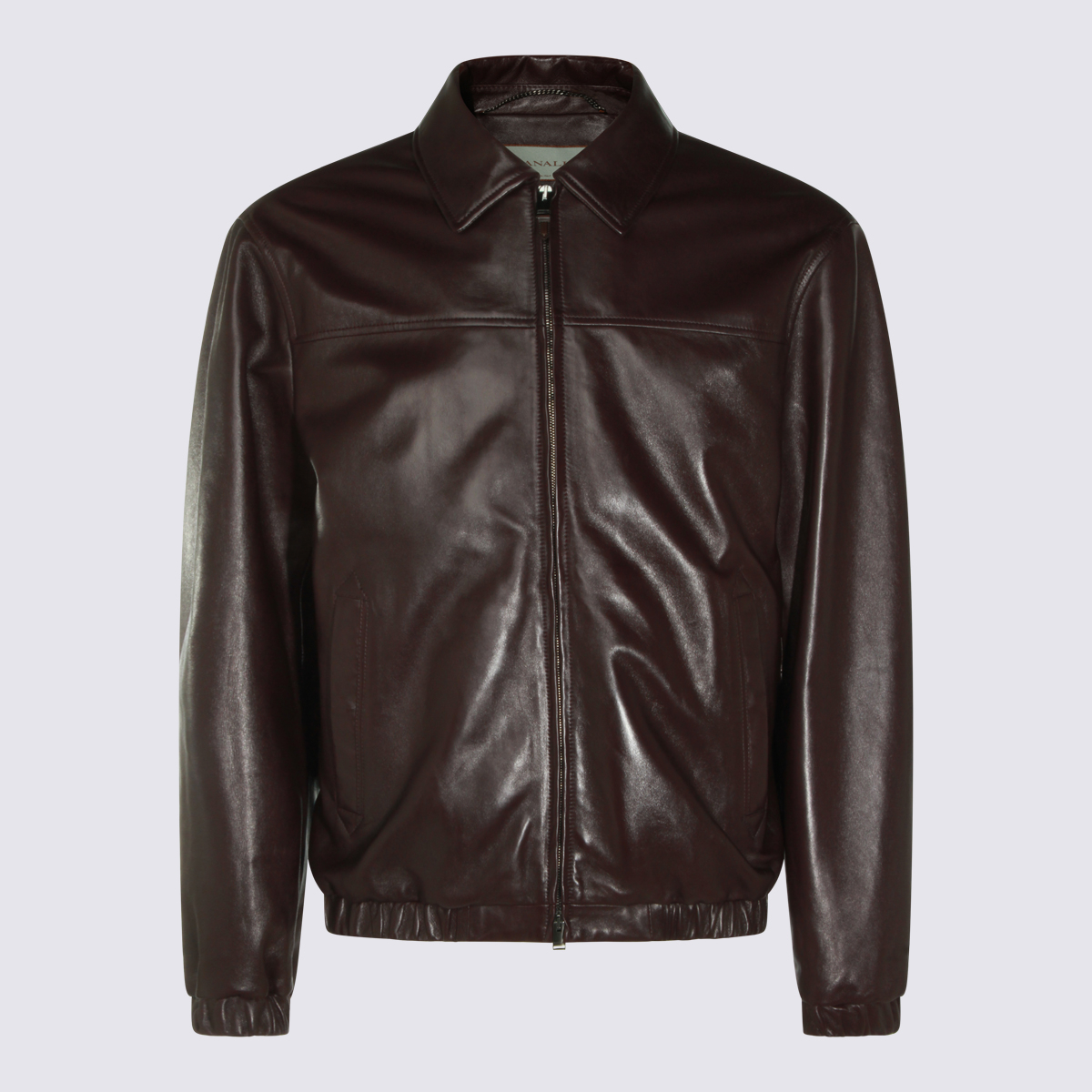 [Canali] Leather Jacket FW26 O70533LE00331901