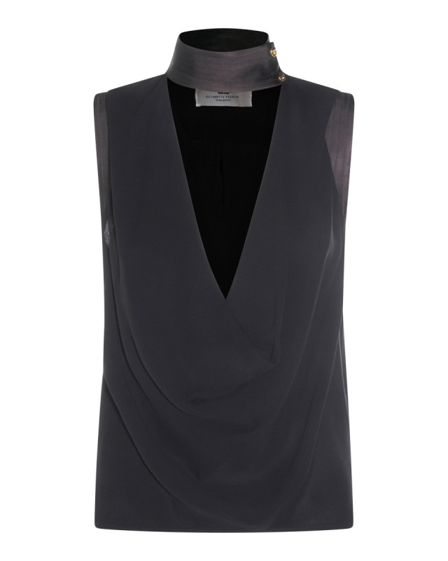 [ELISABETTA FRANCHI] Shirts Sleeveless SS26 CA13461E2110