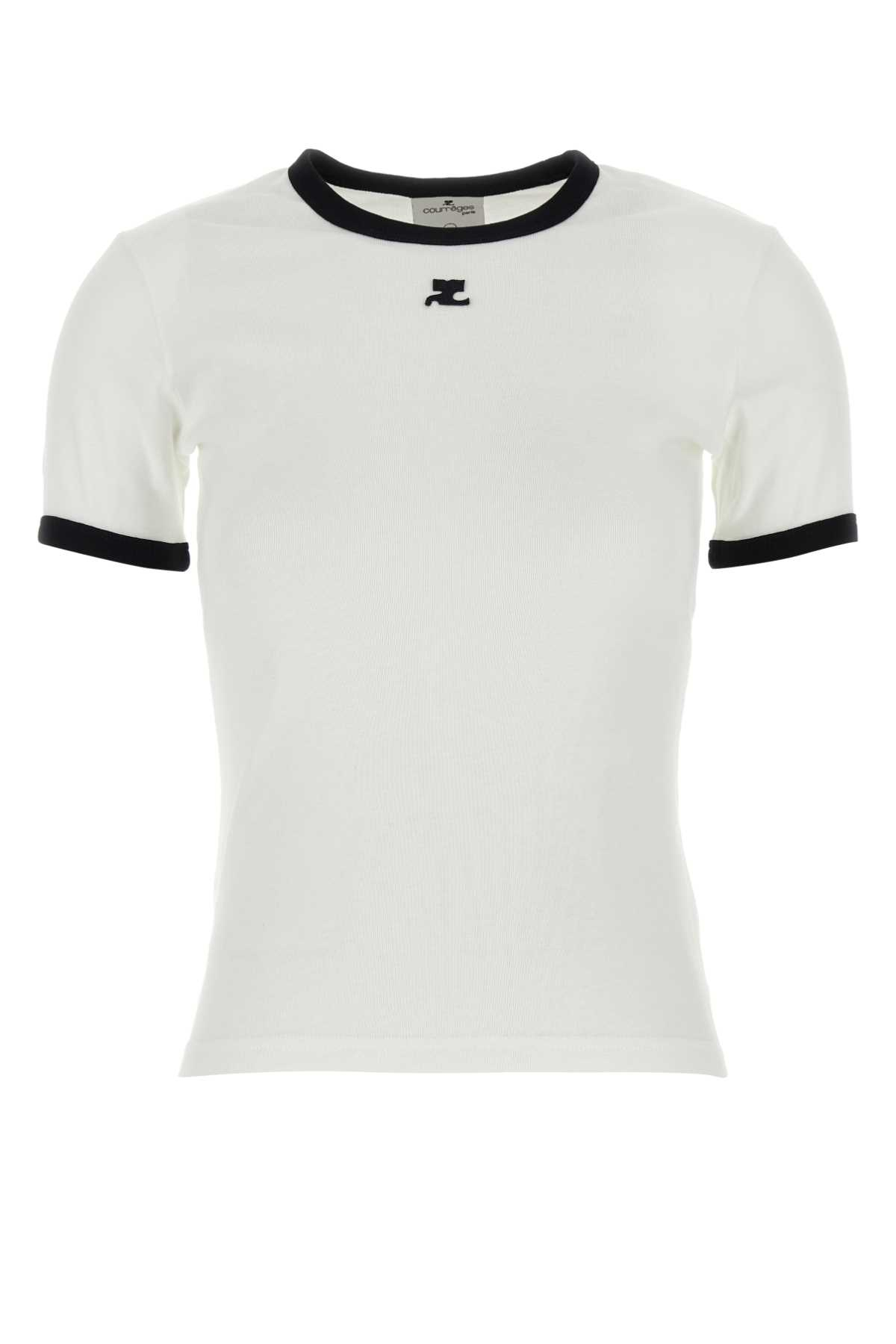 [Courreges] T-shirts Short Sleeve FW26 VESJTS017JS0070 0098