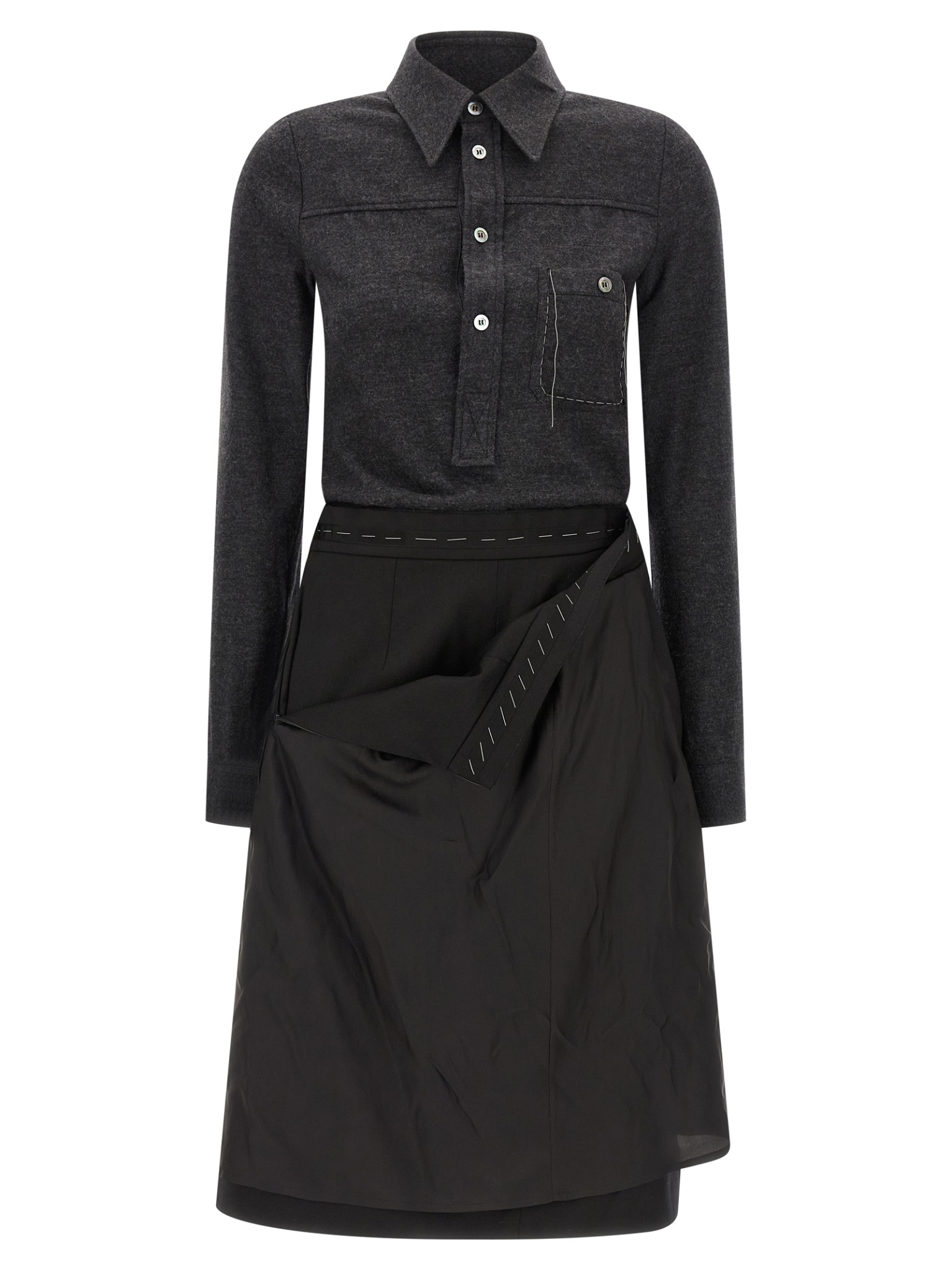 [Maison Margiela] Long sleeve dress FW25 S51DD0039MTJ032855M