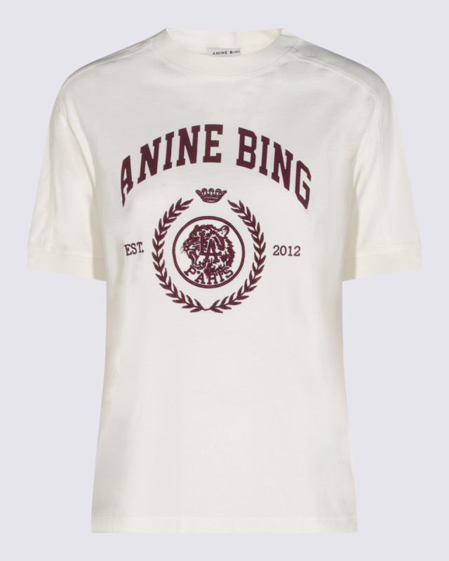 [Anine Bing] T-shirts Short Sleeve FW26 A0812695WKHA3