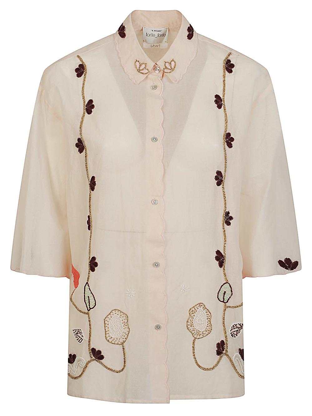 [Forte Forte] Shirts Long Sleeve SS26 14852MYSHIRTNUDE
