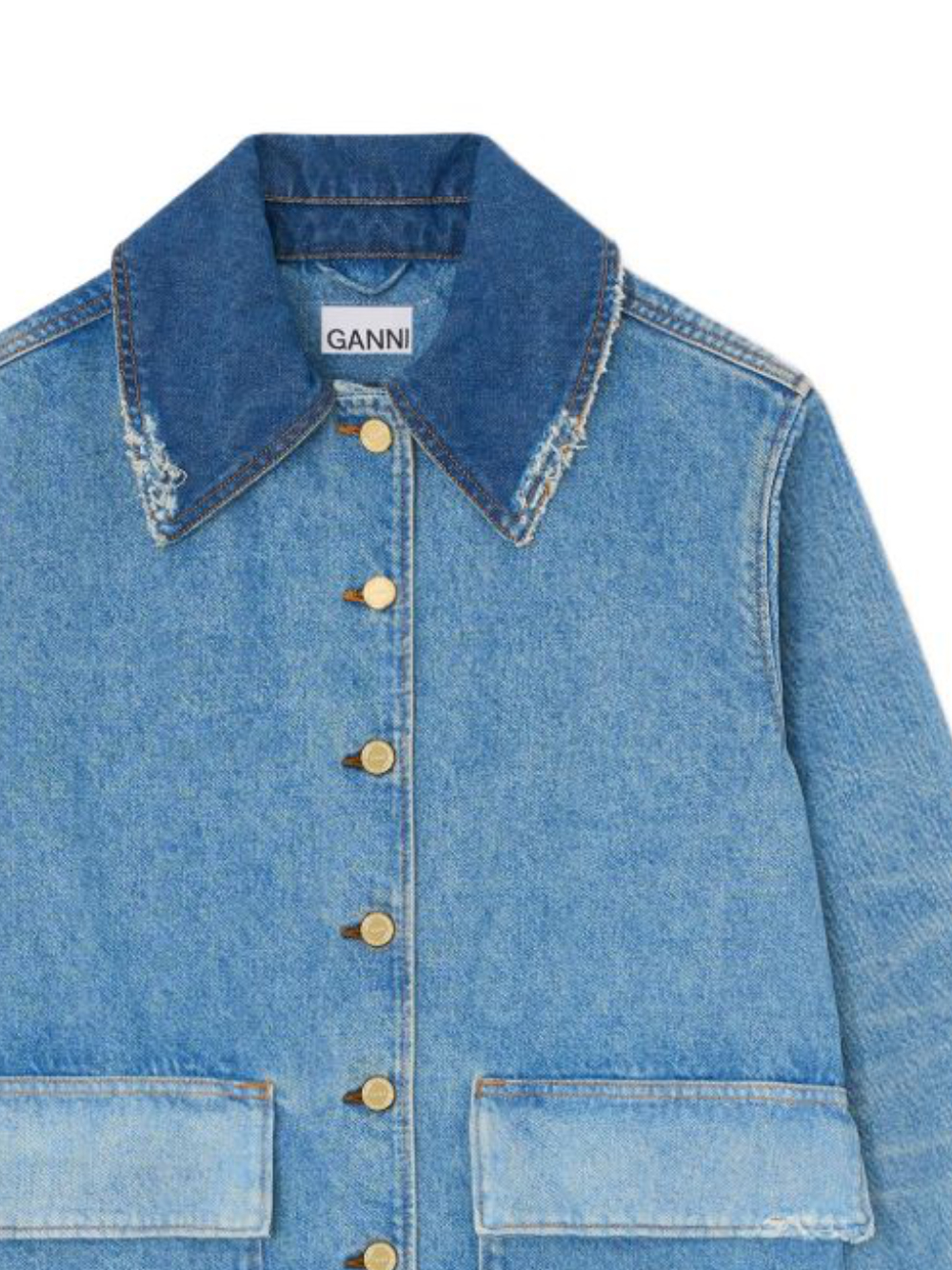 [GANNI] Denim Jacket SS26 A1010179567