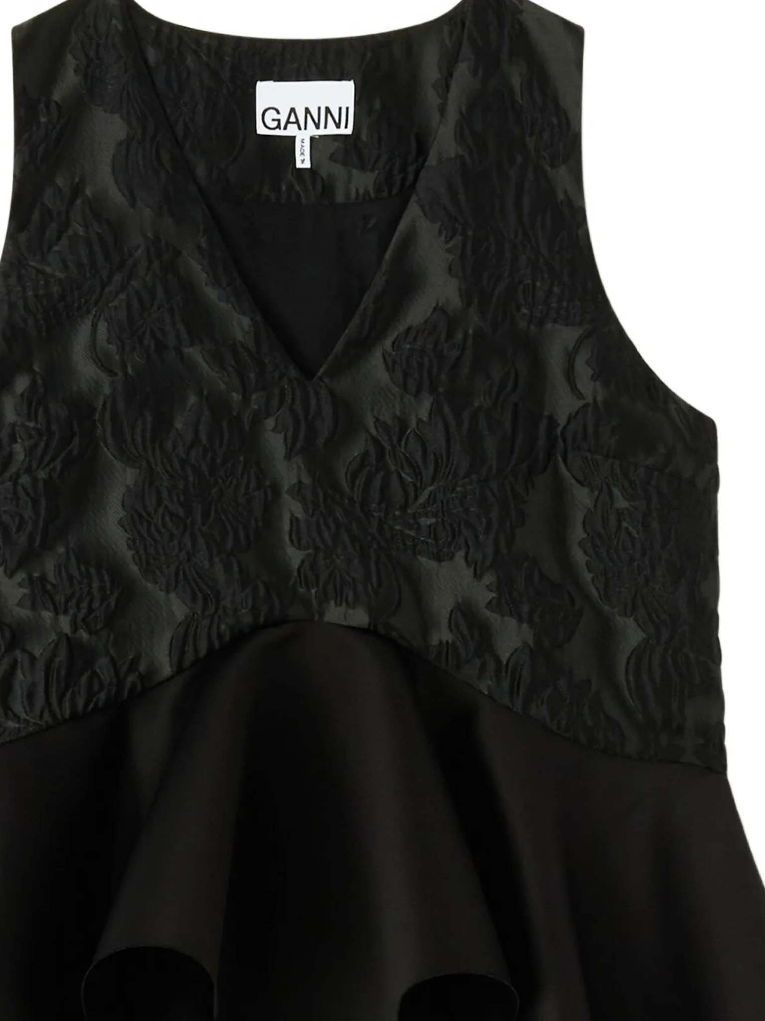 [GANNI] Shirts Sleeveless SS26 A1040097099