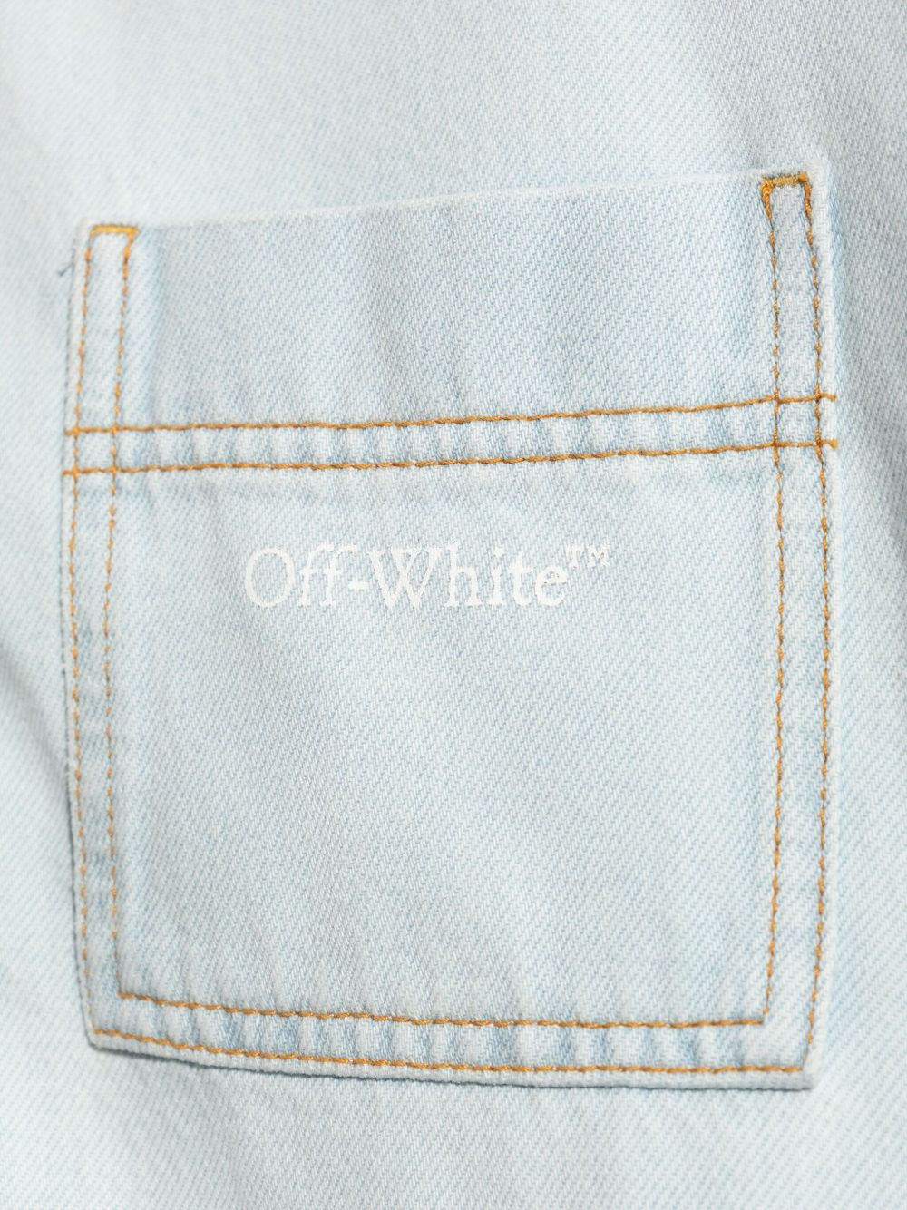 [Off White] Shirts Long Sleeve FW25 OWYD013F25DEN0024301