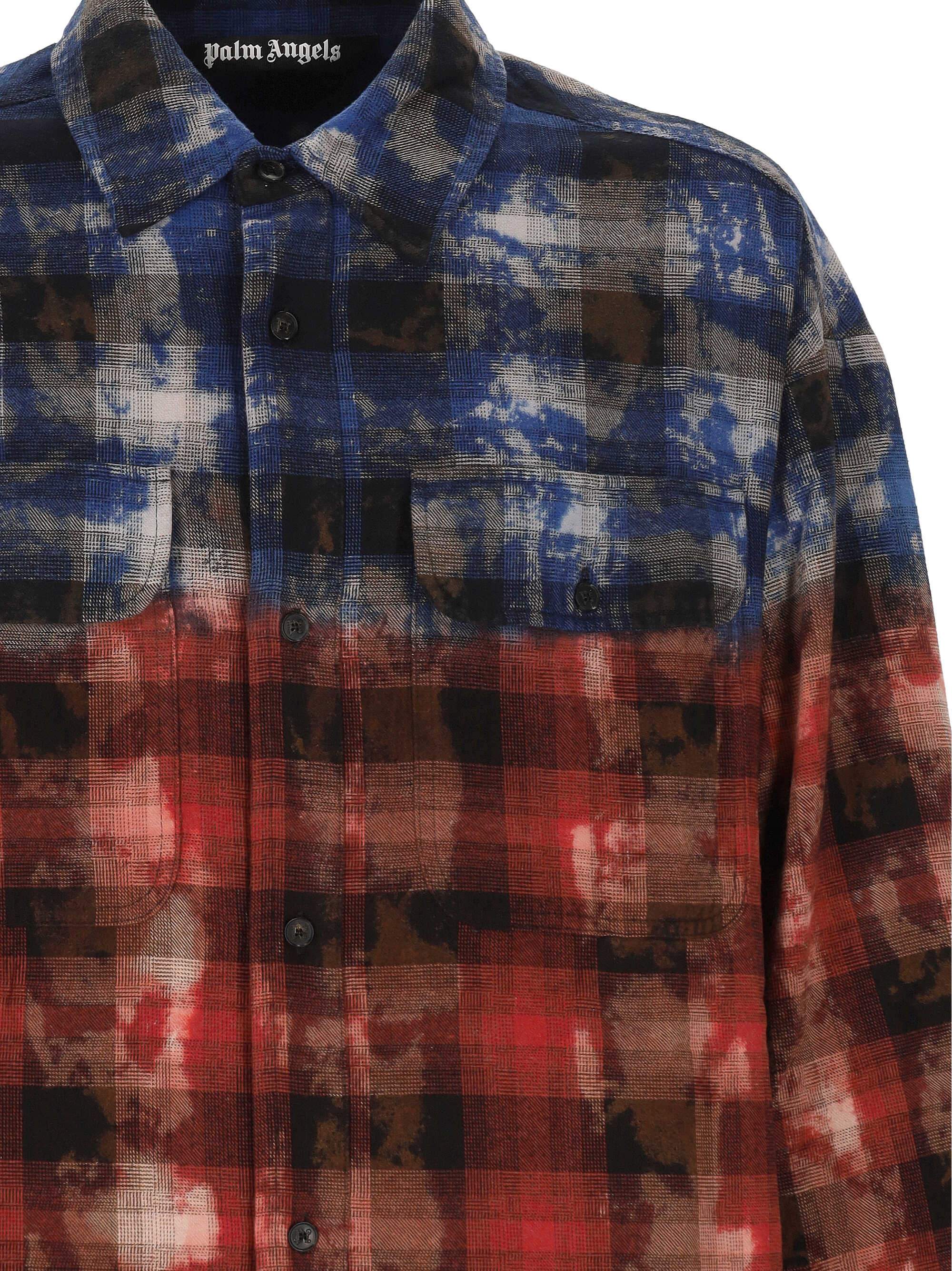 [Palm Angels] Shirts Long Sleeve FW25 PMGE043F25FAB0014525