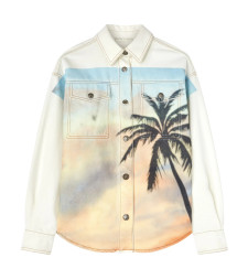 [Palm Angels] Shirts Long Sleeve SS25 PWYD023S25DEN0010384