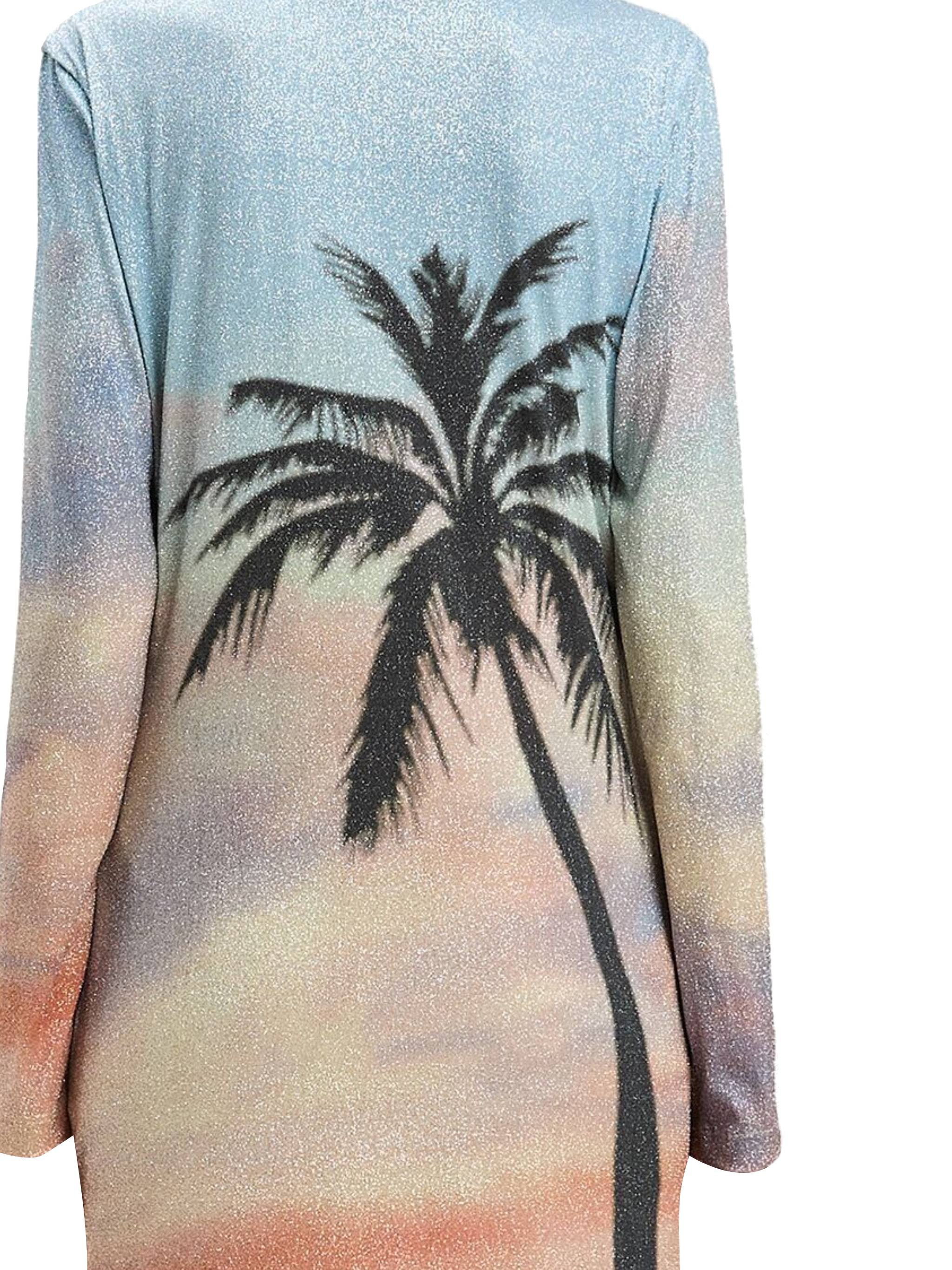 [Palm Angels] Long sleeve dress SS25 PWDB256S25FAB0018410