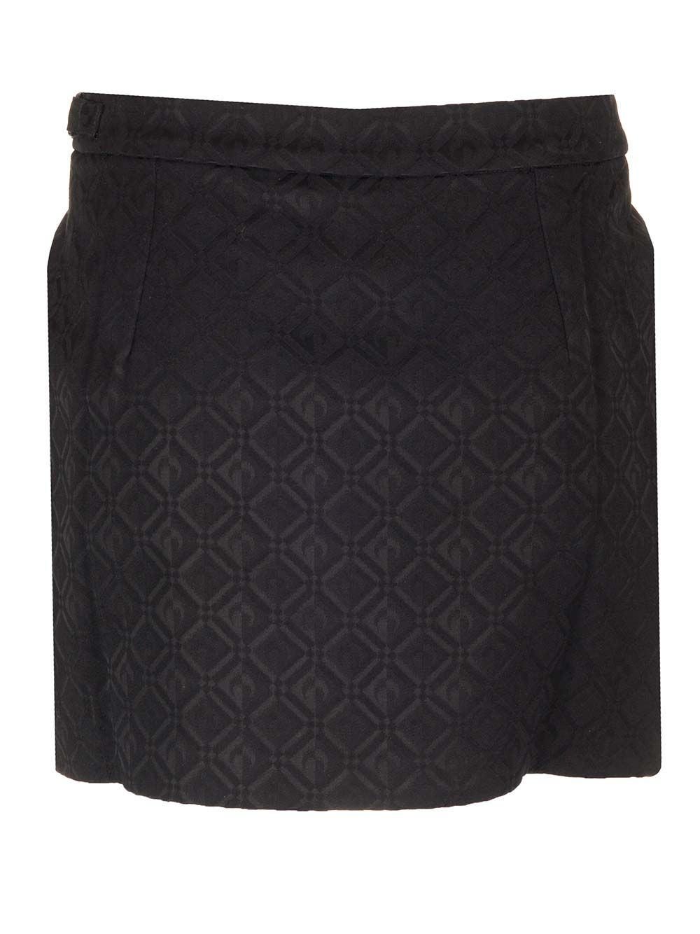 [MARINE SERRE] Mini skirt SS24 WSK035 CWOV0024BK99