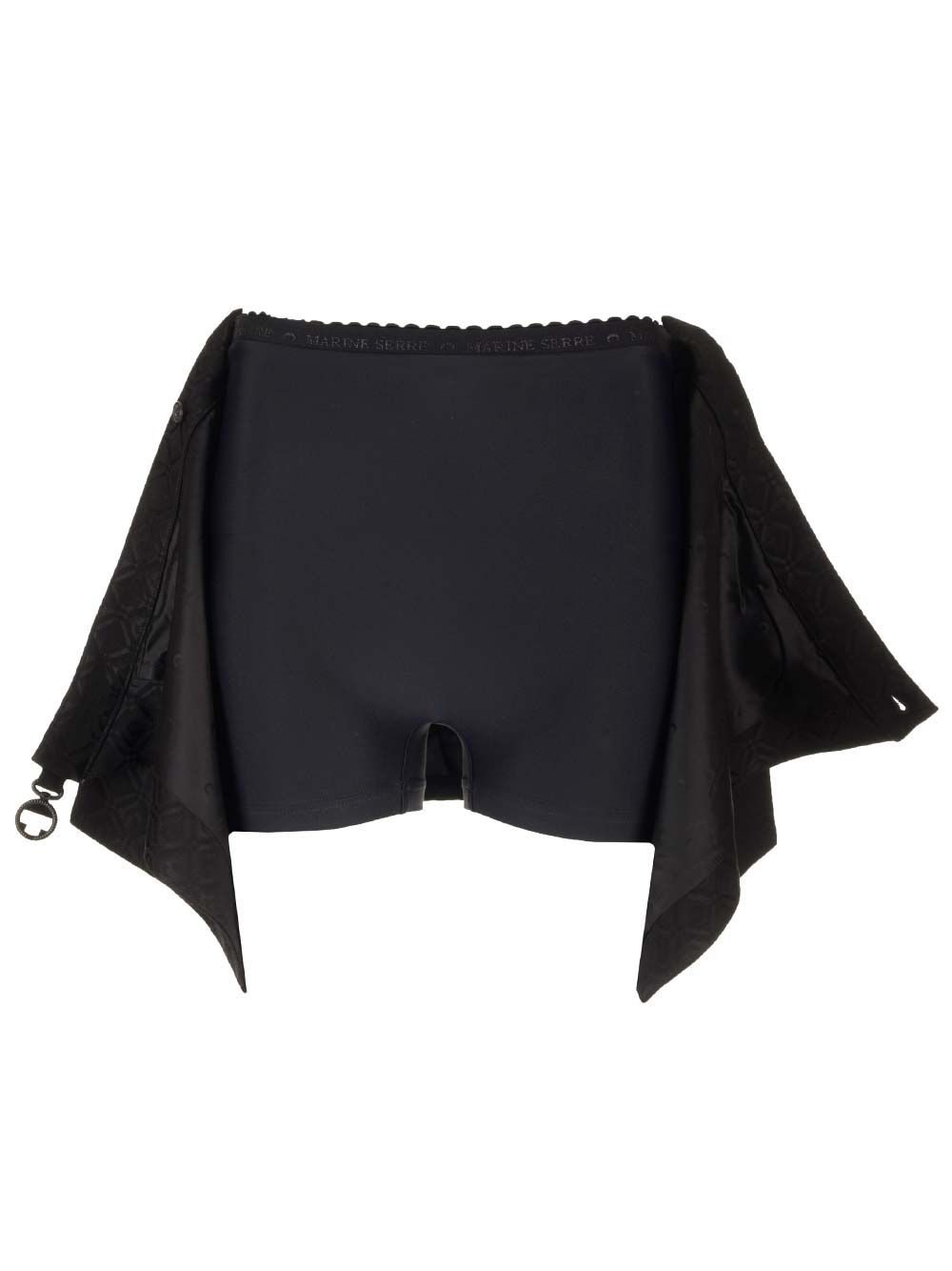 [MARINE SERRE] Mini skirt SS24 WSK035 CWOV0024BK99