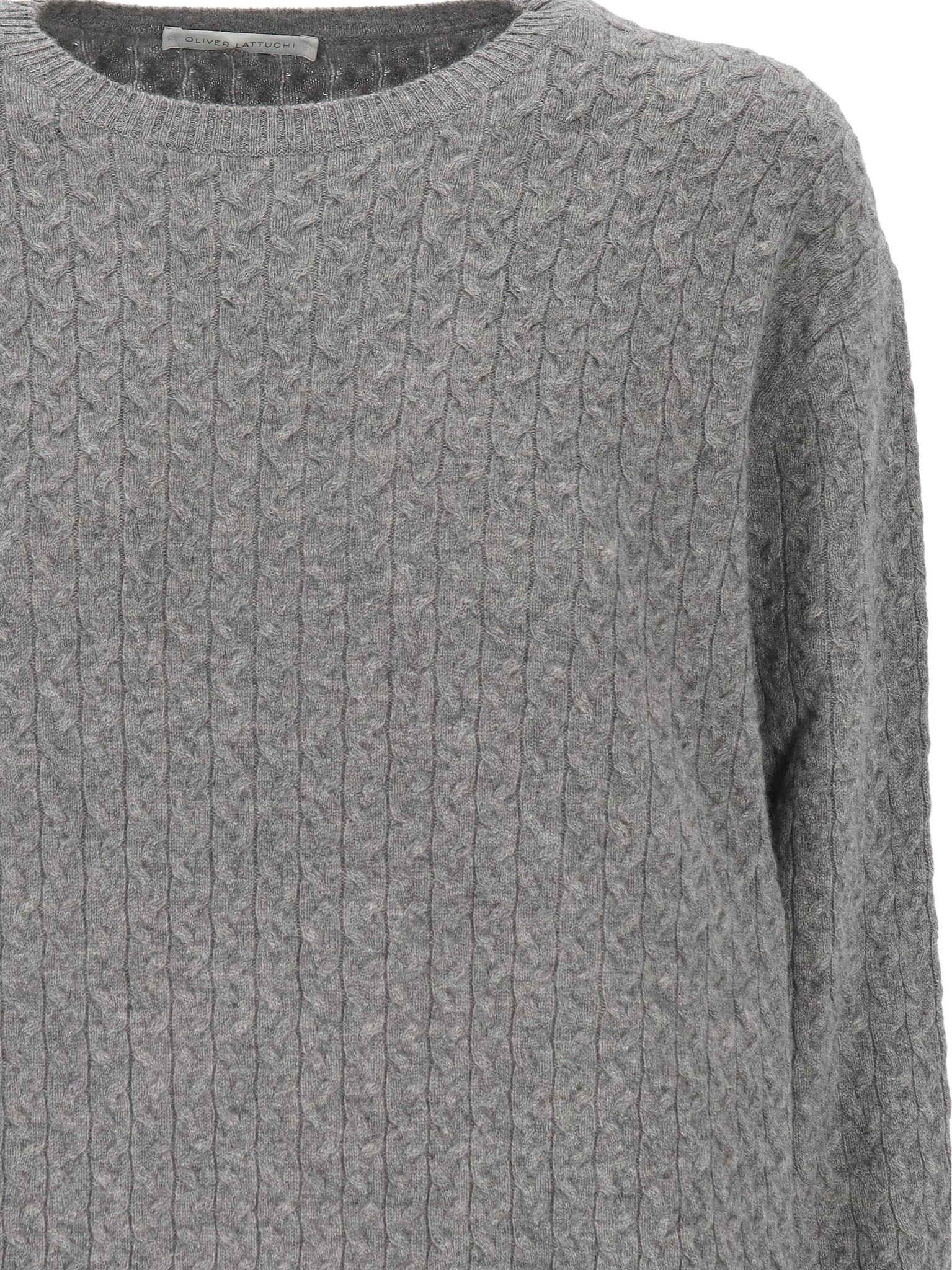 [OLIVER LATTUGHI] Knitwear FW25 U107WSSLATE
