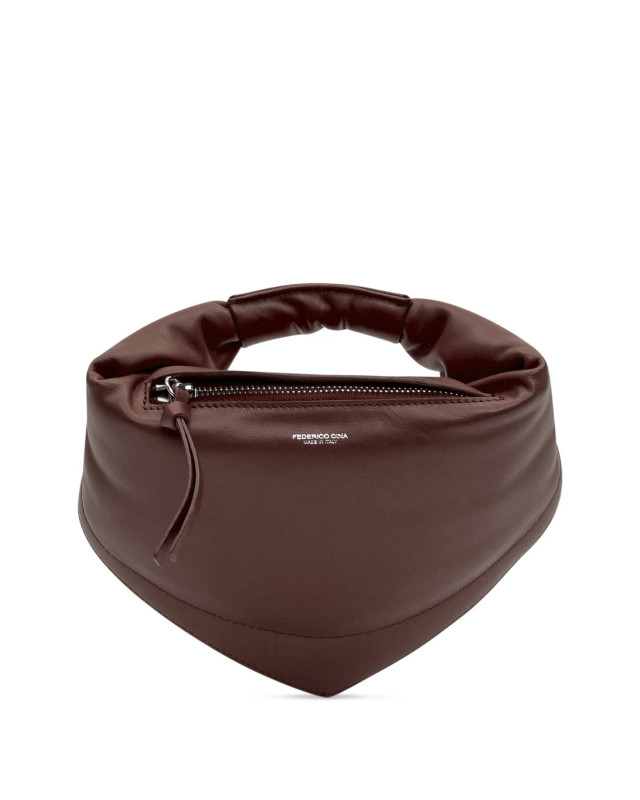 [Federico Cina] Tote bag SS26 FCCOMTB0101CHOCOLATE