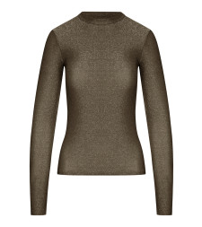 [Forte Forte] T-shirts Long Sleeve FW26 15090F50A1008 DARK GOLD