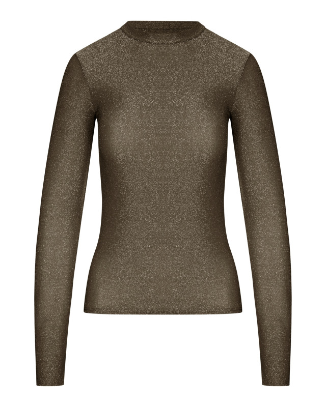 [Forte Forte] T-shirts Long Sleeve FW26 15090F50A1008 DARK GOLD