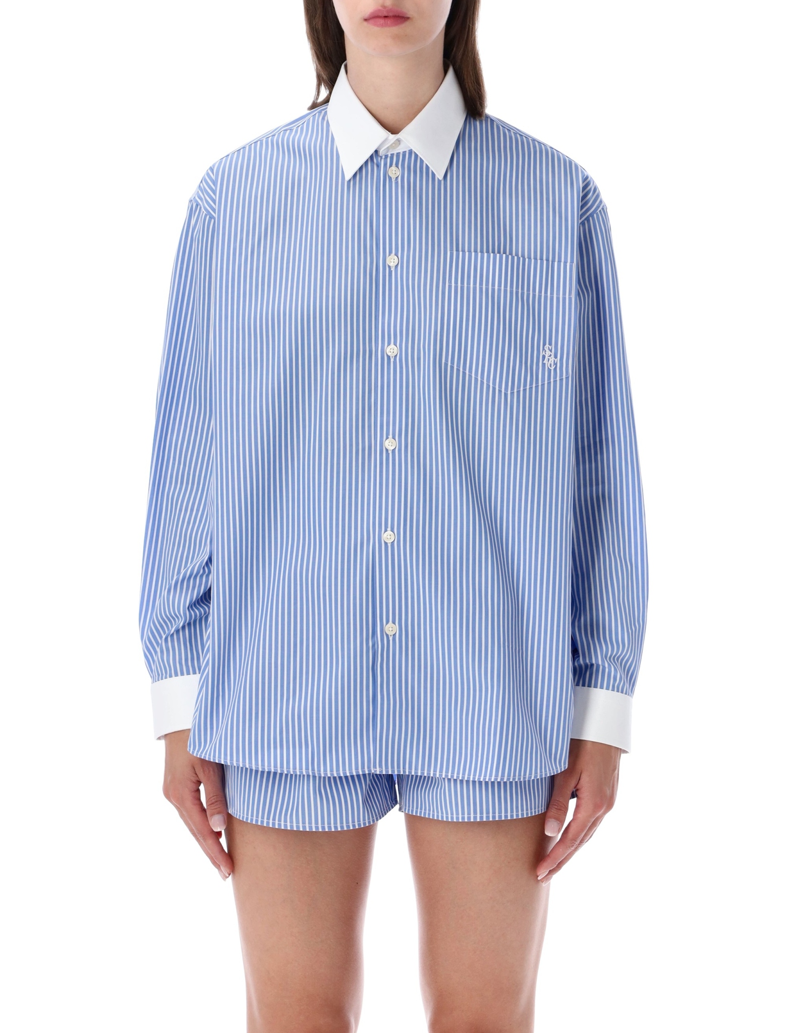 [SPORTY & RICH] Shirts Long Sleeve FW26 SI019711302ST023896