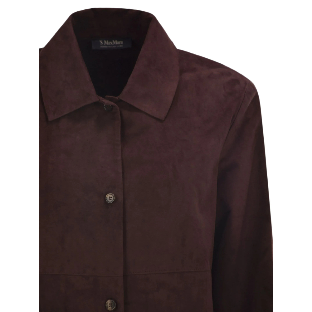 [S Max Mara] Leather Jacket FW26 SMMGOCCE 006F 003