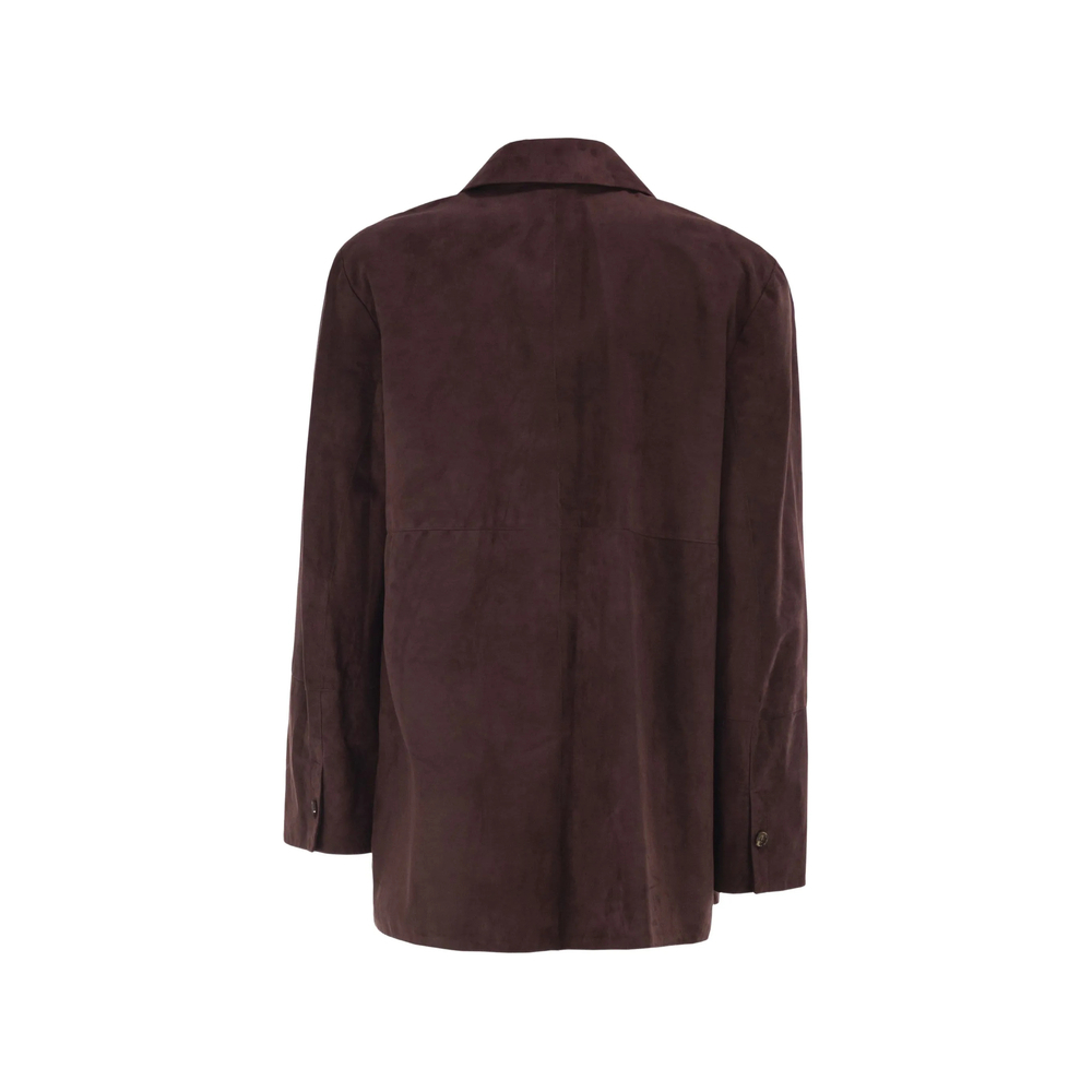 [S Max Mara] Leather Jacket FW26 SMMGOCCE 006F 003