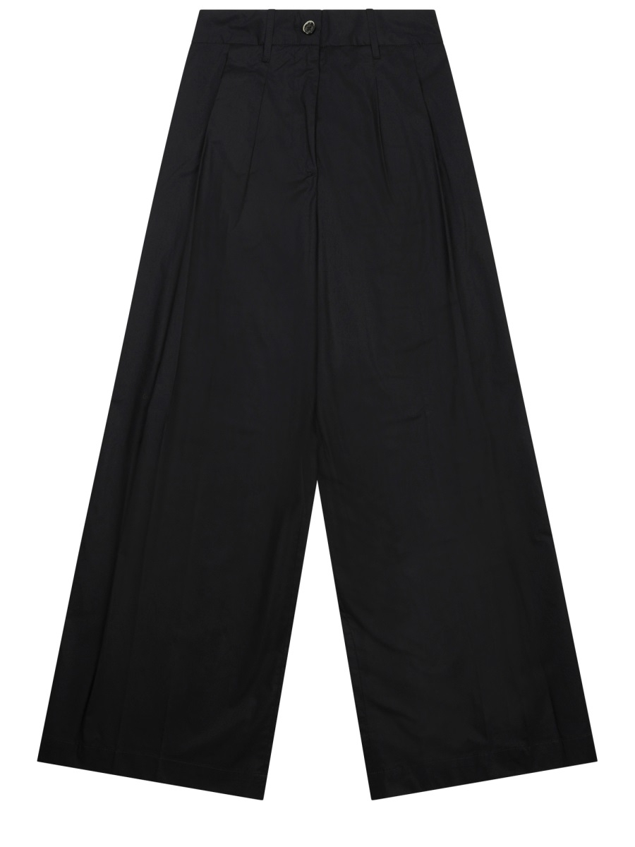 [NINE:INTHE:MORNING] Trousers SS26 PE99PETRA_G26NERO